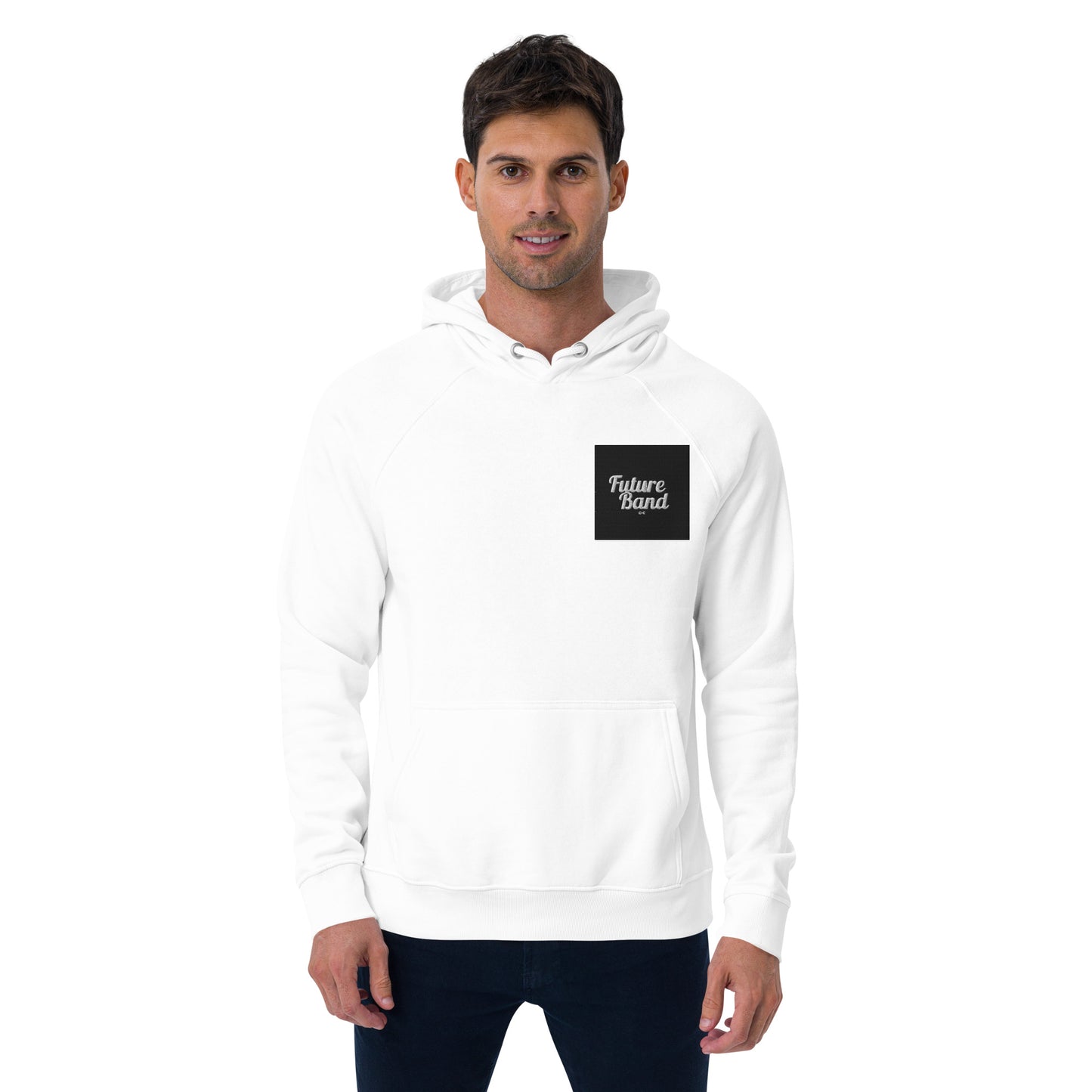 FutureBandDC Unisex eco raglan hoodie