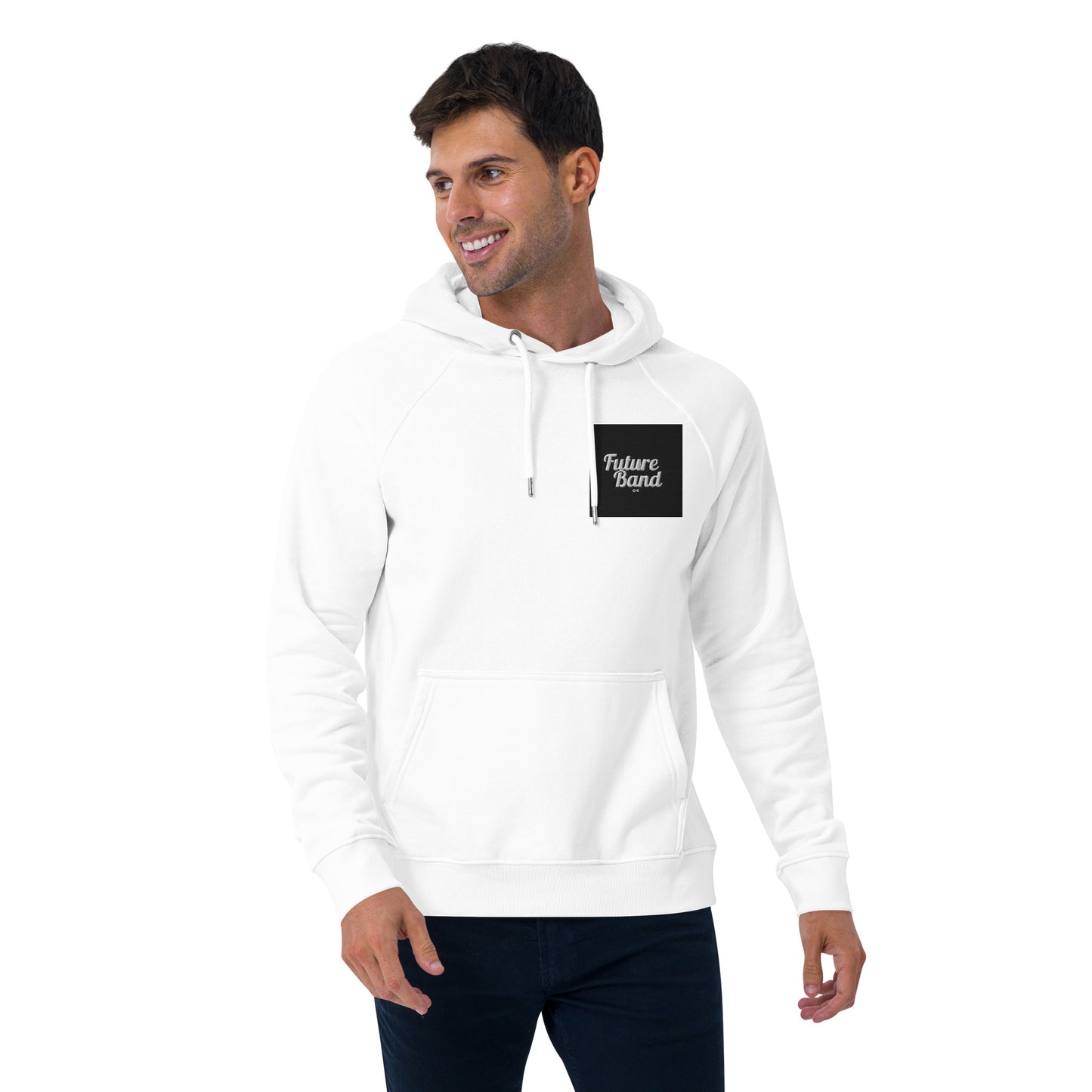 FutureBandDC Unisex eco raglan hoodie